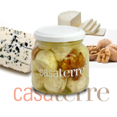 Bombas de queso azul Roquefort con nueces Casaterre